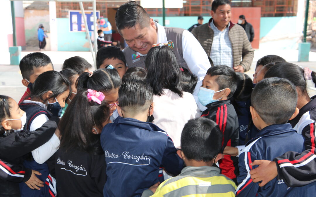 Alcalde logra viabilizar obra del Colegio Divino Corazón de Jesús