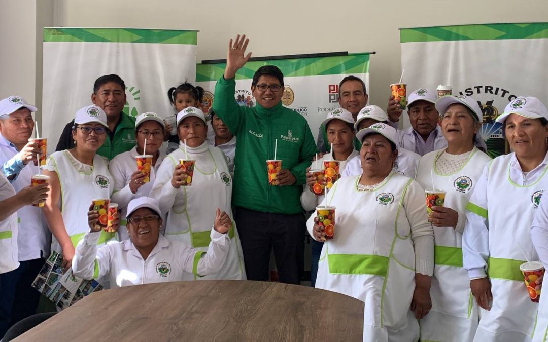 Municipio de Paucarpata formaliza a emolienteros emprendedores del distrito.