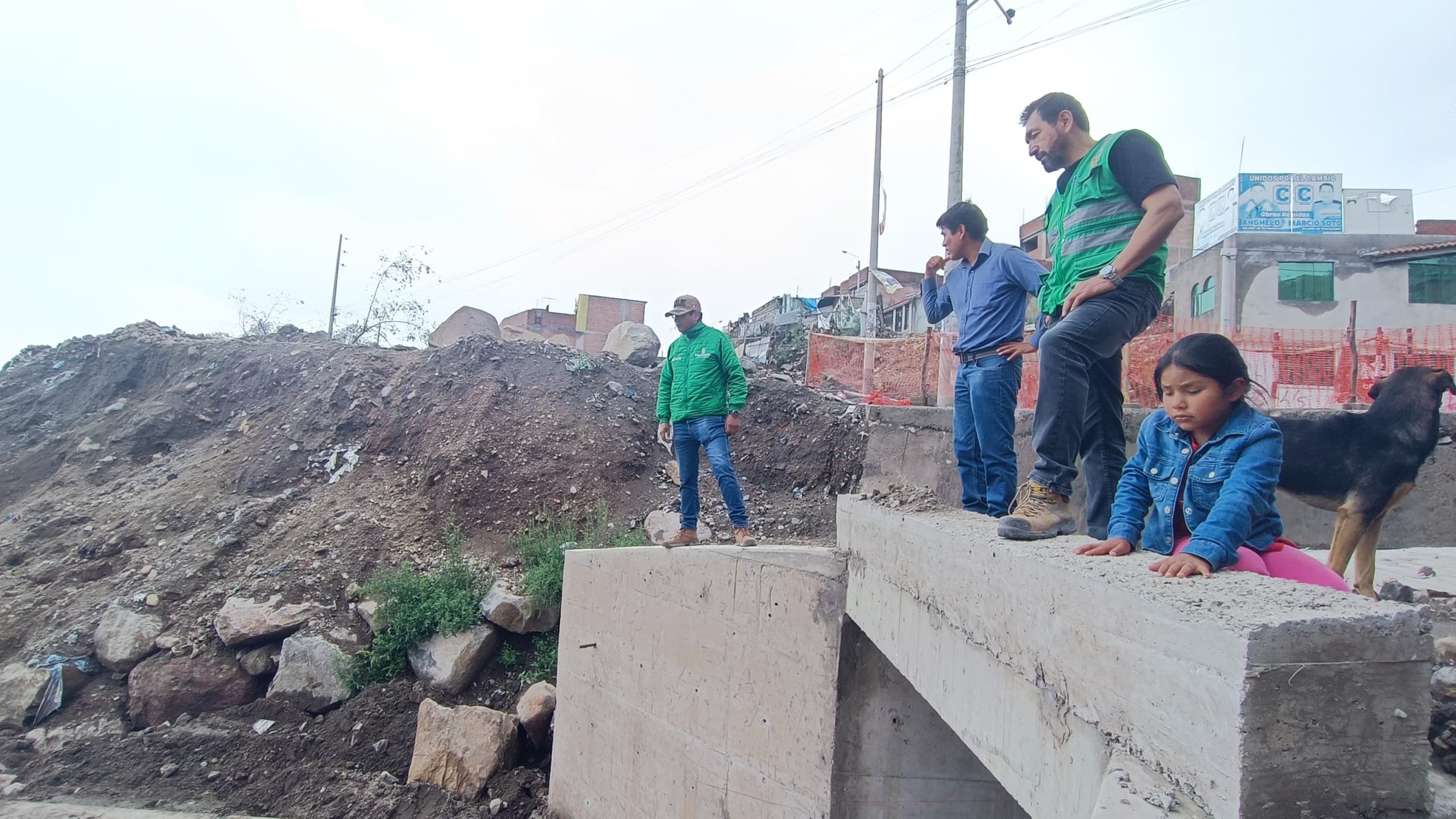 REALIZAN INSPECCIONES DE DAÑOS POR LLUVIAS EN ZONAS ALTAS DE PAUCARPATA